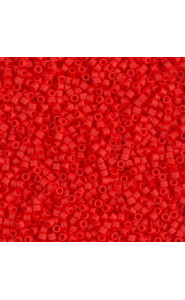 Miyuki delica beads 15/0 - Matted opaque light siam DBS-757